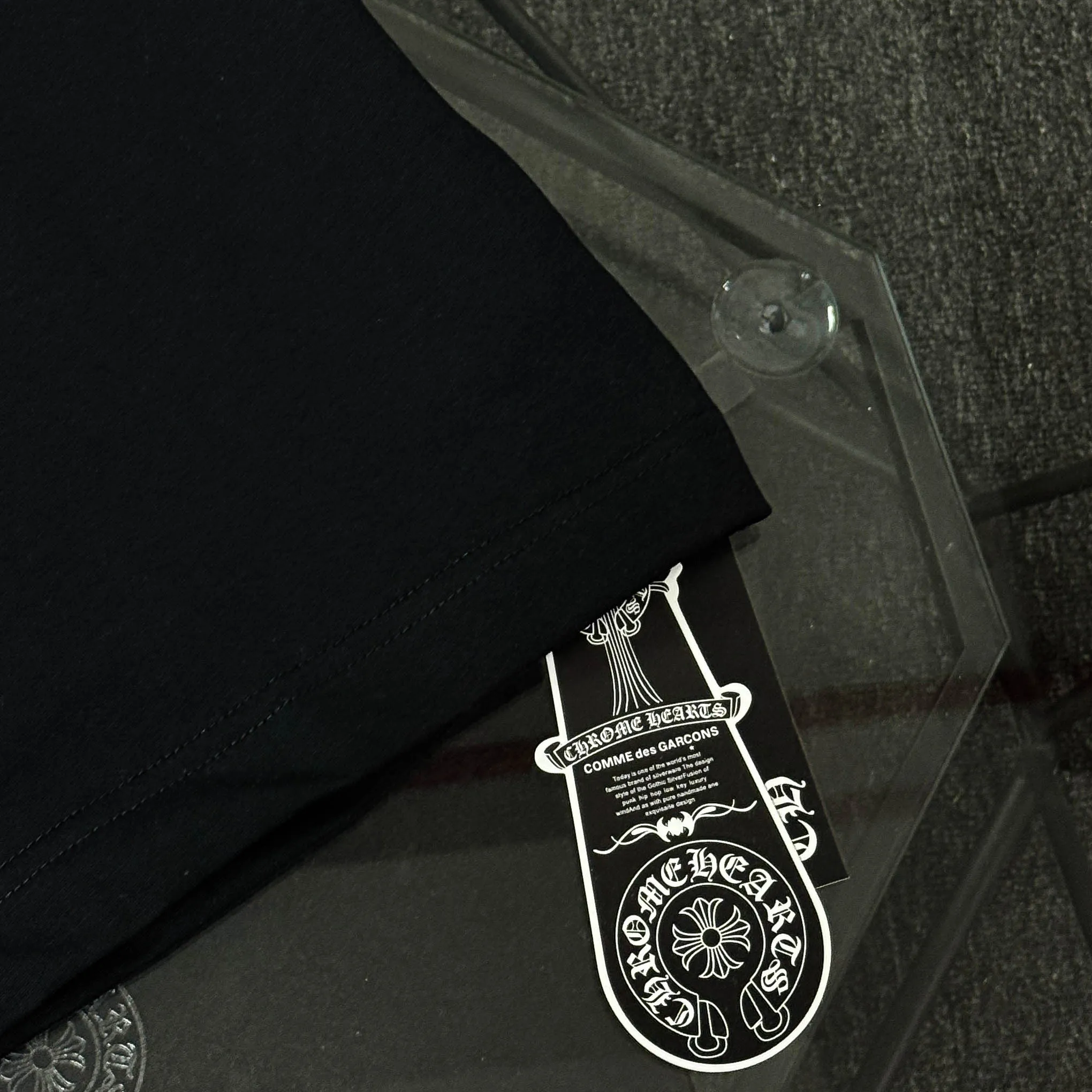 P180 Chrome Hearts 25 high version fabrics made of 300g high-density cotton, no deformation, no shrinkage, complete with three labels, same style for men and women, process: sleeve embroidery + digital printing, color: white, black, fluorescent green, SIZE: S-XL
